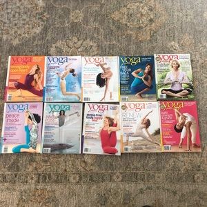 Lot of 10 Yoga Journal Magazines